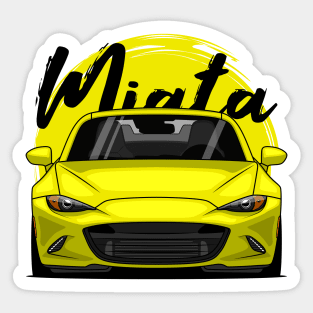 Yellow Miata MX5 ND Sticker